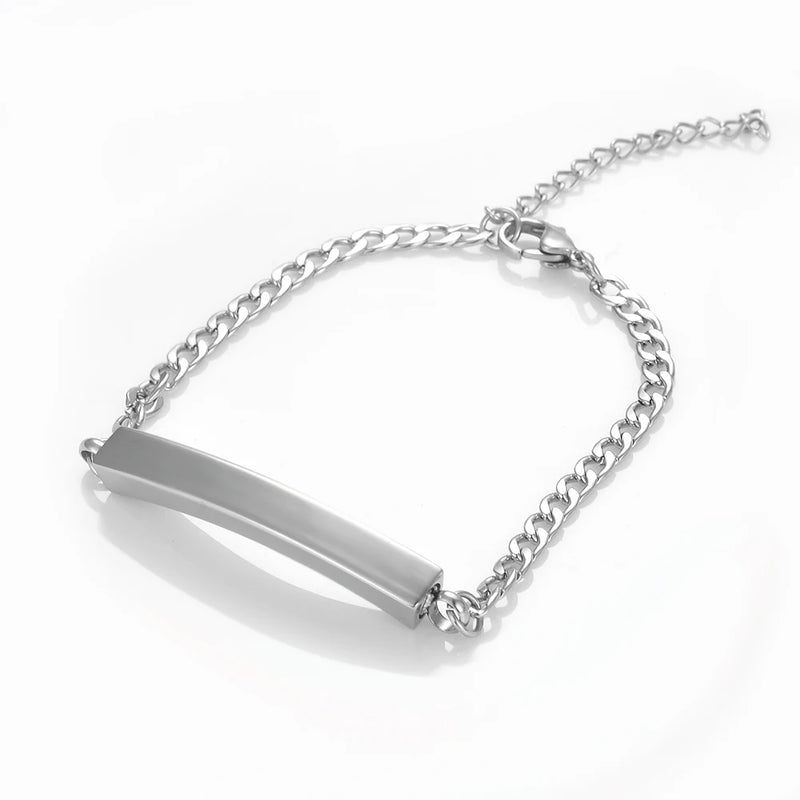Personalized Stainless Steel Urn Locket Bracelet