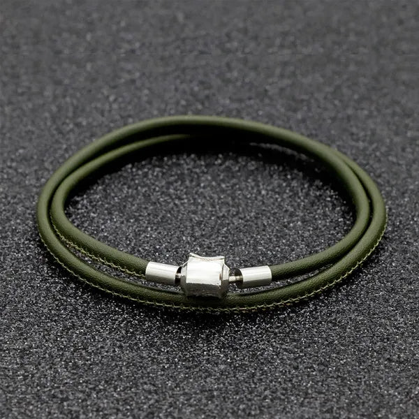 Leather DIY Charms Necklaces Steel Fine Sheepskin Fit European US Women DIY Jewe