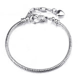 High Snake Chain Bracelets for Women - Beaded Bangle DIY Jewelry