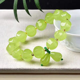 Grape Chalcedny Bracelets Watermelon Beads Lucky Gift