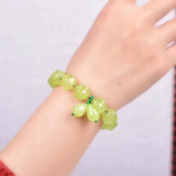 Grape Chalcedny Bracelets Watermelon Beads Lucky Gift