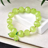Grape Chalcedny Bracelets Watermelon Beads Lucky Gift
