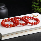 Red Natural Crystal Bracelets Pattern Beads Bracelets for Women Men