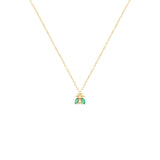 Colorful Bee Pendant Sterling Silver Necklace For Women
