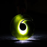 Green Hetian Jade Dragon Donut Pendant Lucky Amulet Necklace