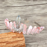 Crystal Queen Tiara Moon Crown Wedding Bridal Hair Accessories