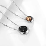 Stainless Steel Teardrop Pendant Necklace for Cremation Ashes
