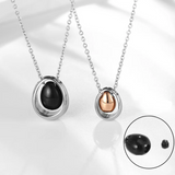 Stainless Steel Teardrop Pendant Necklace for Cremation Ashes