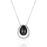 Stainless Steel Teardrop Pendant Necklace for Cremation Ashes