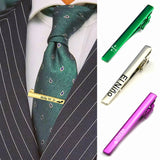Custom 6*0.6CM Laser Tie Clips - Men's Necktie Clasp