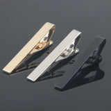 Personalized DIY Logo Laser Tie Clips Metal Clasp for Mens