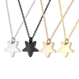 Stainless Steel Star Ashes Pendant Memorial Urn Necklace
