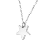 Stainless Steel Star Ashes Pendant Memorial Urn Necklace