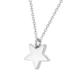 Stainless Steel Star Ashes Pendant Memorial Urn Necklace