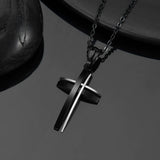 Unisex Lord Pendant Cross Necklace