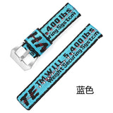 Genuine Leather Watch Strap Band 22mm Brown