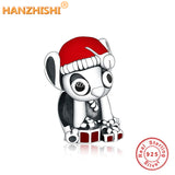 925 Silver Christmas Beads for Charms Bracelet Necklace