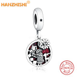 925 Silver Christmas Beads for Charms Bracelet Necklace