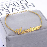 Women Jewelry Personalized Name Letter Stainless Steel Ankle Bracelets