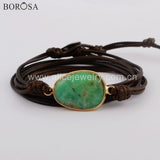 Wrap Bracelet 5 Times Natural Stone Charm Friendship Bracelet