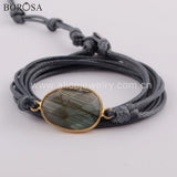 Wrap Bracelet 5 Times Natural Stone Charm Friendship Bracelet