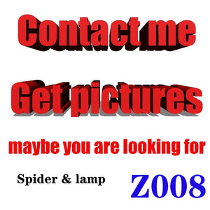 Spider & Lamp Charms Series - Set of 2 Gold-tone Dangle Charms