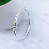 Drunken Flower Yinhua Silk Silver Lady Bracelet