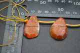 Drusy Agate Stone Big Irregular Drop Loose Beads Wine Purple