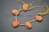 Drusy Agate Stone Big Irregular Drop Loose Beads Wine Purple