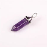 Hexagonal Point Reiki Chakra Pendant Jewelry 6pcs/lot