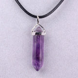 Hexagonal Point Reiki Chakra Pendant Jewelry 6pcs/lot