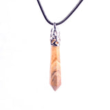 Mixed Stone Hexagonal Point Pendants 3pcs Picture Purple Aventurine