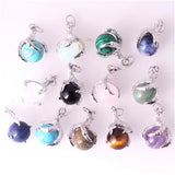 Gem Stone Dragon Claw Necklace Sodalite Crystal Gothic Jewelry
