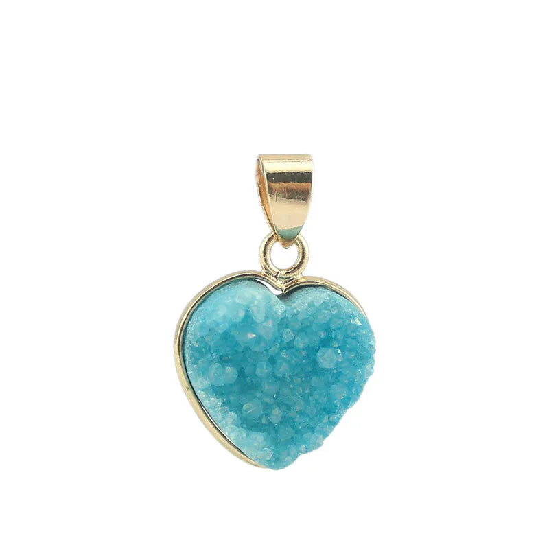 Vintage Citriness Heart Pendant Kolye Locket
