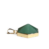 Vintage Locket Pendant Necklace Chain Triangle Jewelry Fineness Novelty