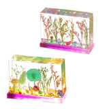 3D Cube Ornament LED Lamp Holder Silicone Resin Mold Handicrafts