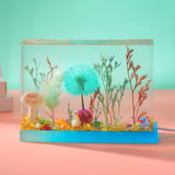 3D Cube Ornament LED Lamp Holder Silicone Resin Mold Handicrafts