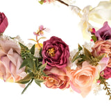 Dry Flower Headband Adjustable Garland Headband Flower Crown