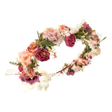 Dry Flower Headband Adjustable Garland Headband Flower Crown