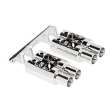 RC Car Dual-Outlet Exhaust Pipe Tailpipe 1/10 Off Road Decoration Parts