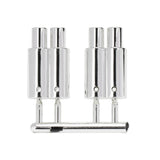 RC Car Dual-Outlet Exhaust Pipe Tailpipe 1/10 Off Road Decoration Parts