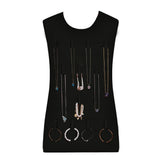 30-Pocket Jewelry Organizer with 14 Hook-Loop Tabs, Dual-Sided Storage Bag