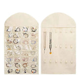 Dual-sided Hanging Jewelry Organizer Necklace Holder