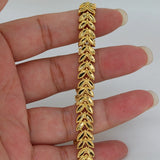 Dubai 24K Indian Jewelry Cuban Chain Bangle Bracelet for Men and Women