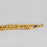 Dubai 24K Indian Jewelry Cuban Chain Bangle Bracelet for Men and Women