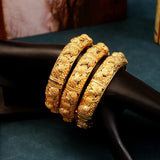Dubai African Wedding Jewelry Bridal Bangles Plated Women Cuff Bracelets