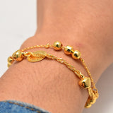Dubai Arab Vintage Bell Chain Anklets Women Men Baby Ankle Bracelet