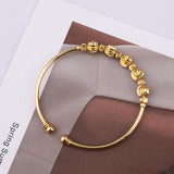 Dubai Bangle Bracelet Plated Buckle Jewelry Accessories African Nigerian Women