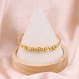 Dubai Bangle Bracelet Plated Buckle Jewelry Accessories African Nigerian Women