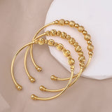 Dubai Bangle Bracelet Plated Buckle Jewelry Accessories African Nigerian Women